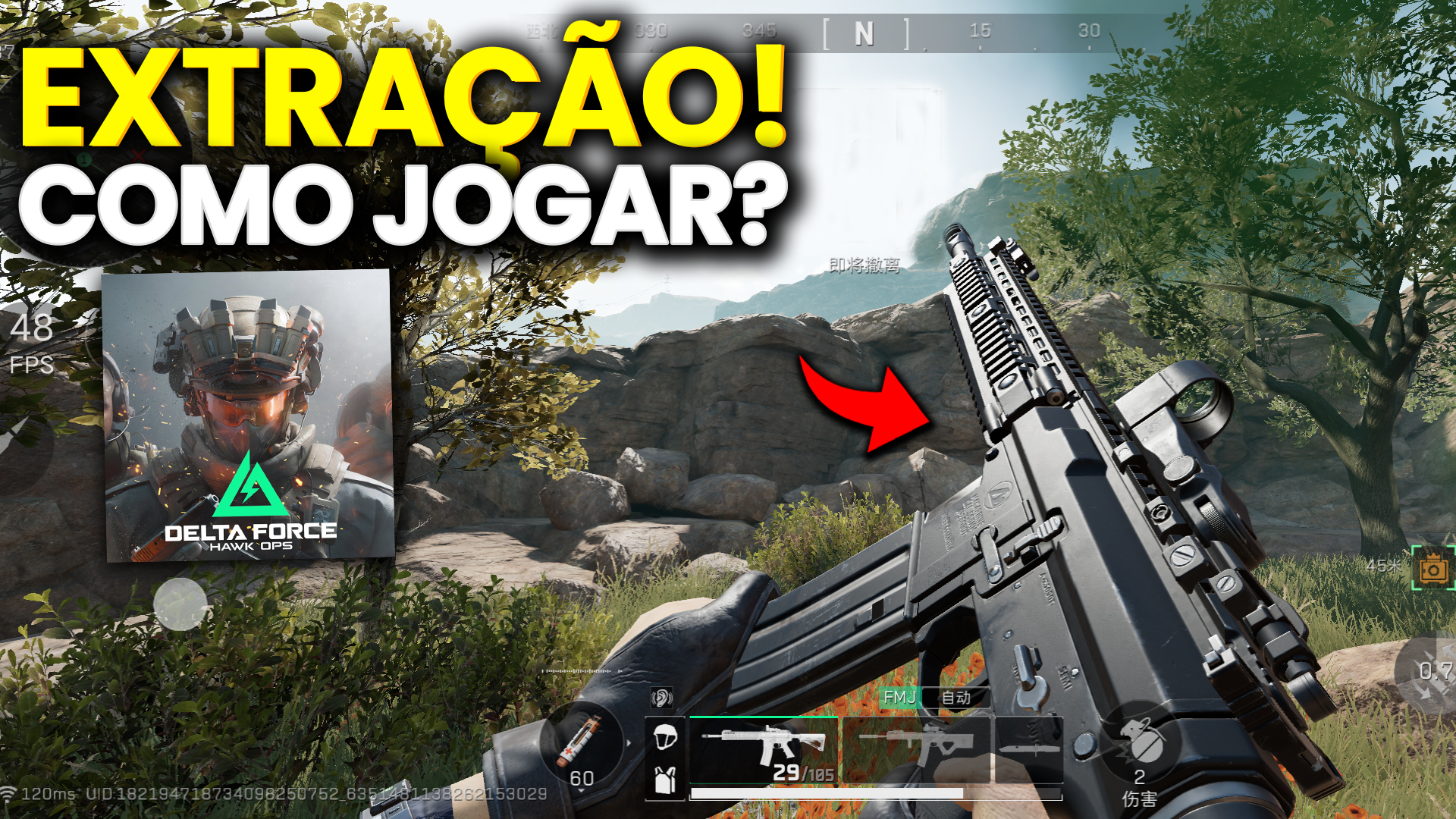 DELTA FORCE MODO EXTRAÇÃO PRIMEIRA GAMEPLAY