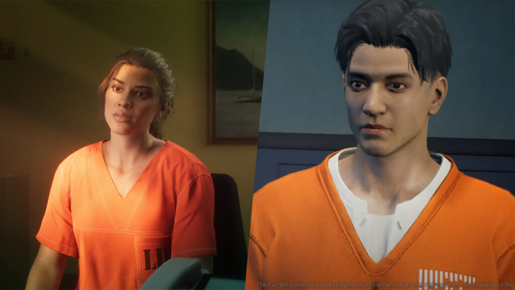 Lucia do GTA VI e personagem do Codename Crime City - Vice Open World